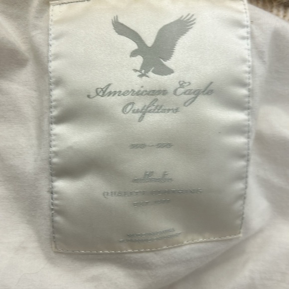 Vintage y2k Cream Cable Knit fishermen Hooded wool blend Cardigan with Fur Trim - Picture 6 of 9